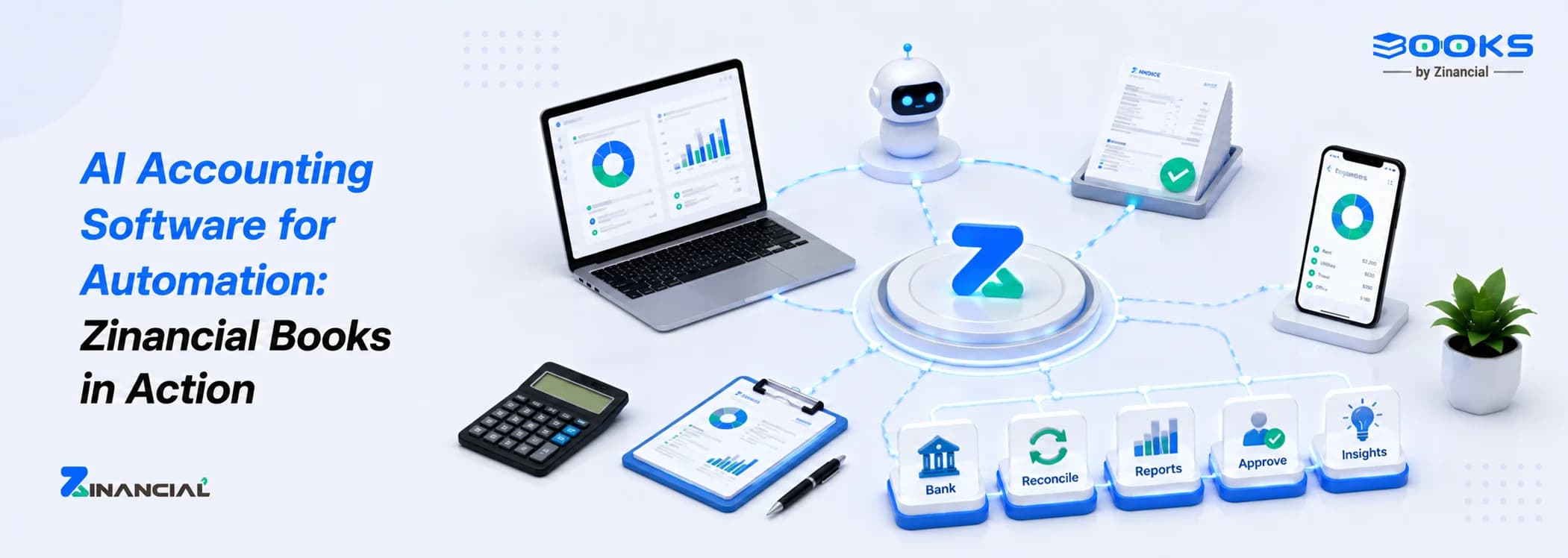 AI Accounting Software for Automation: Zinancial Books in Action