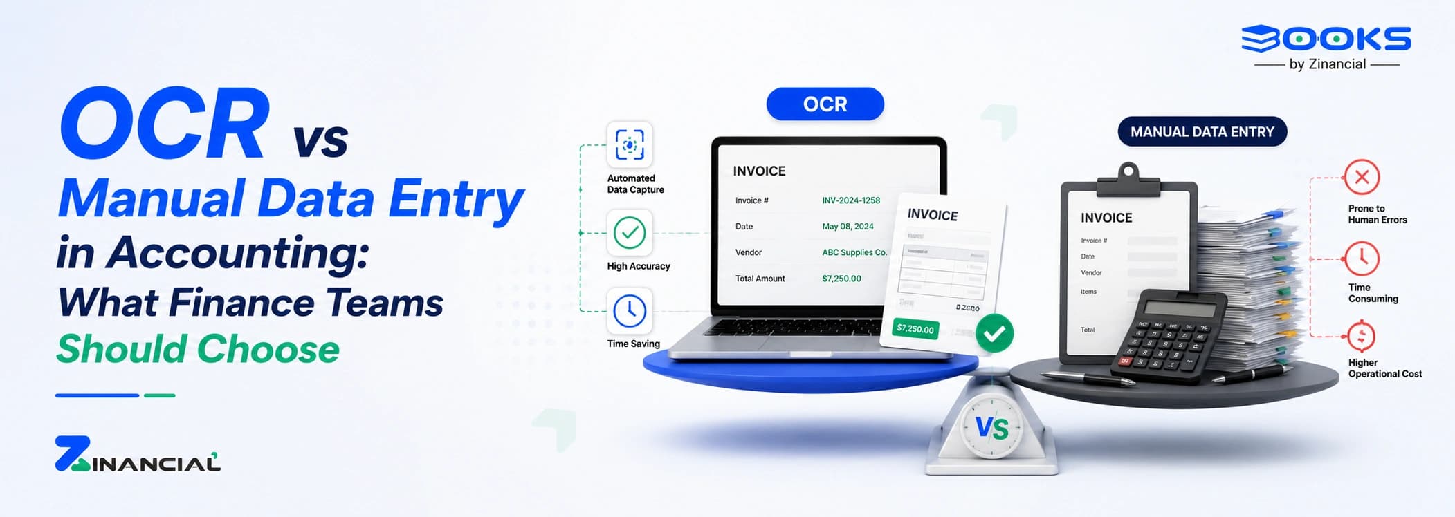 OCR vs Manual Data Entry in Accounting: What Finance Teams Should Choose